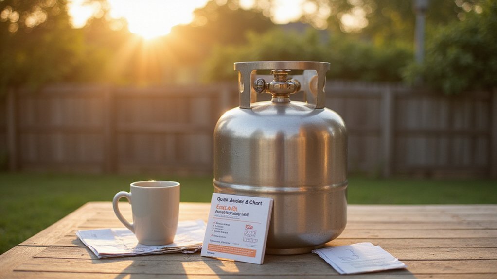 Read more about the article How Much Propane in a Tank? Quick Answer & Chart